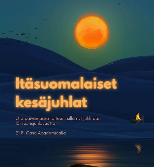 Östfinska delegationen bjuder sommarens bästa fest, så spara datumet redan nu! 🌅

Vi har somrig stämning, gott sällskap och en trevlig kväll att se fram emot. Mer information om festen publiceras senare, så håll utkik 😎

🌼🌼🌼🌼🌼🌼🌼🌼🌼🌼🌼🌼🌼🌼🌼🌼🌼🌼🌼

Itäsuomalainen valtuuskunta tuo loppukesän parhaat juhlat, joten ota päivämäärä talteen jo nyt! 🌅

Tiedossa on kesäistä tunnelmaa, hyvää seuraa ja loistavaa menoa. Tarkemmat tiedot juhlasta julkaistaan myöhemmin, joten pysy kuulolla 😎