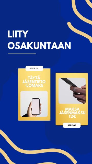 Kuinka liittyä osakuntaan?

1. Täytä Jäsentietolomake. Linkki bit.ly/kyoliity (löytyy myös biosta)

2. Jäsenmaksu (12€), maksu tilisiirtona tai MobilePaylla

3. Tule seuraavaan tapahtumaan!